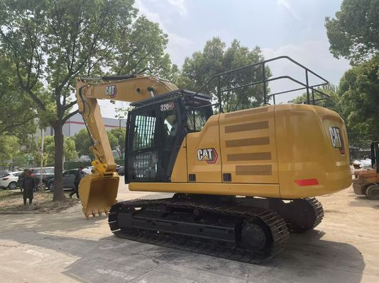 W dobrym stanie używany grabarz Caterpillar 320GC z hydraulicznym klamrem