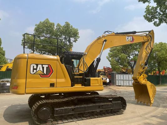 W dobrym stanie używany grabarz Caterpillar 320GC z hydraulicznym klamrem