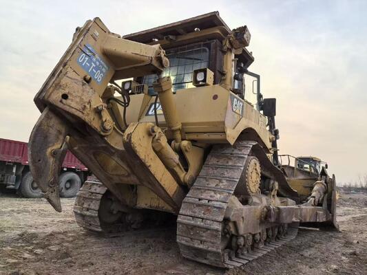 2012 ROK Oryginalny kolor Używany spychacz gąsienicowy Caterpillar D8T z hydraulicznym zrywakem