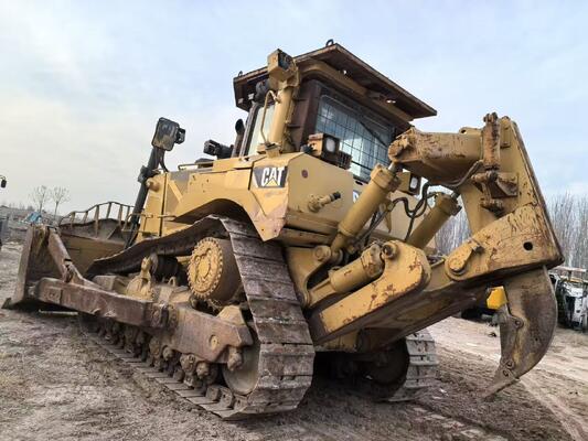 2012 ROK Oryginalny kolor Używany spychacz gąsienicowy Caterpillar D8T z hydraulicznym zrywakem